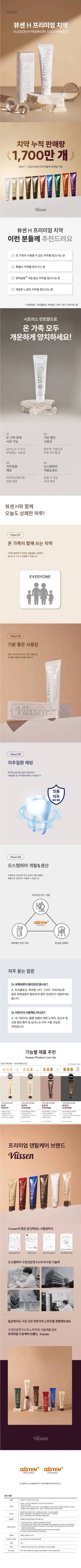 VUSSEN H Premium Toothpaste 120g