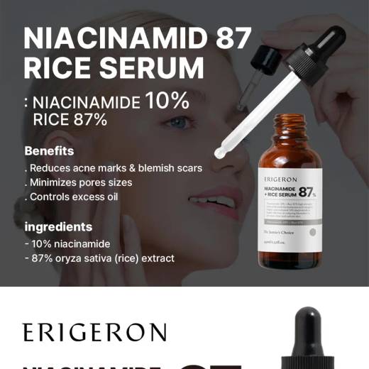 Erigeron Niacinamide 87% Rice Serum 50ml