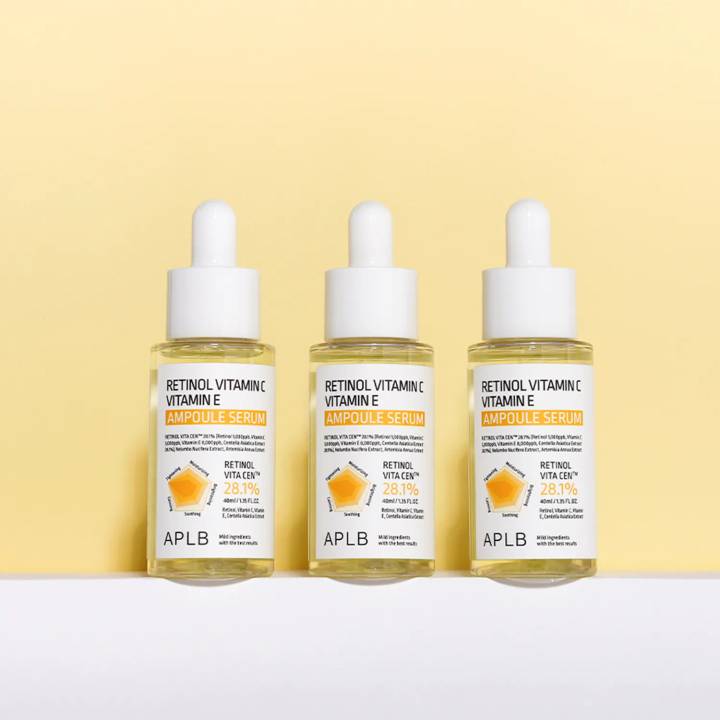 APLB Retinol Vitamin C Vitamin E Ampoule Serum 40ml