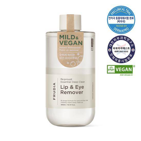 FRUDIA Re:proust Essential Deep Clean Lip & Eye Remover 300mL