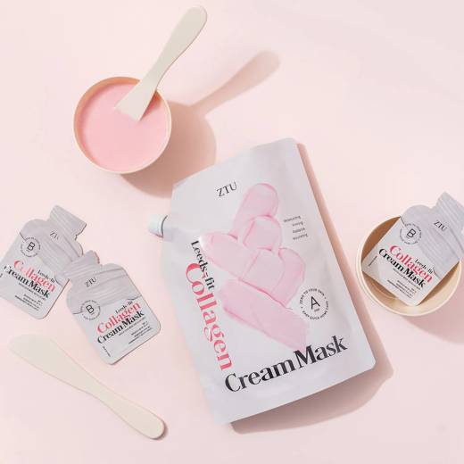 ZTU Leeds-fit Collagen Cream Mask (20-servings) [Firmness/Glow]