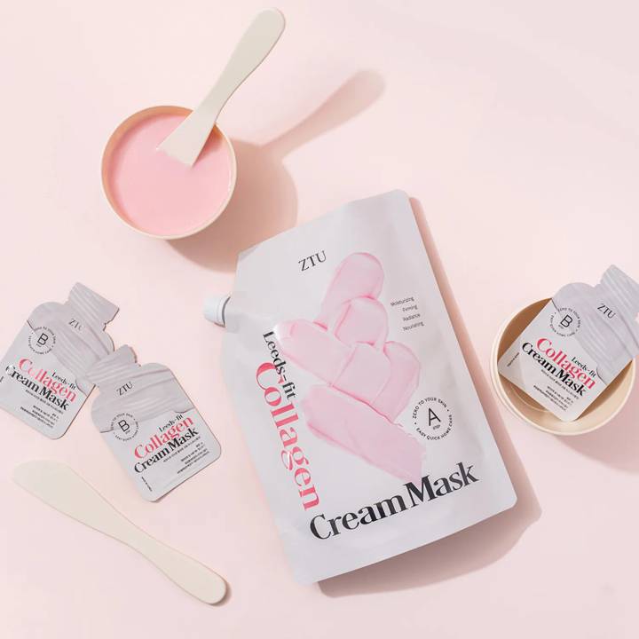 ZTU Leeds-fit Collagen Cream Mask (20-servings) [Firmness/Glow]