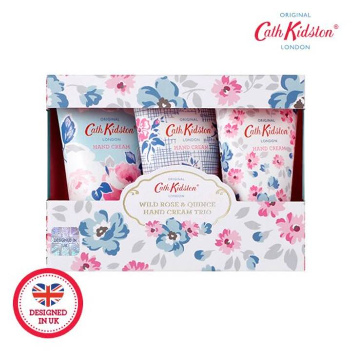 Cath Kidston Perfumed Hand Cream Trio Wild Rose & Quince 30ml x 3