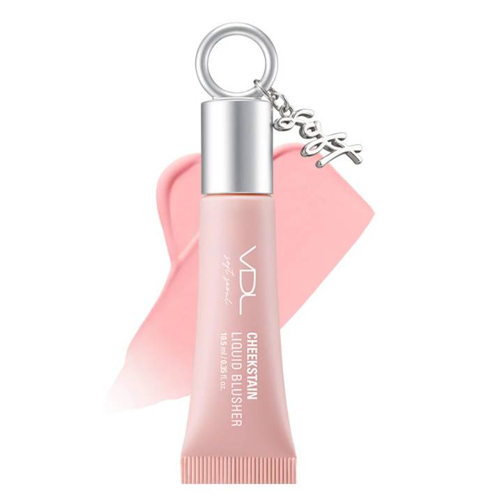 VDL Cheekstain Liquid Blusher 10.5ml Set (+Finger Puff) (4 Colors)