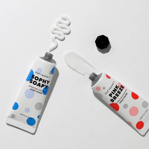 DUFT & DOFT Signature Perfume Hand Cream 25mL (SOAPY SOAPY / PINK BREEZE)