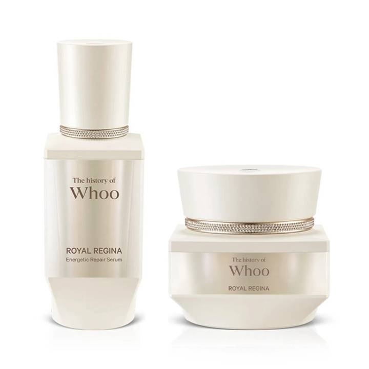 THE WHOO Royal Regina 2P Set (Serum 30ml+Cream 50ml)