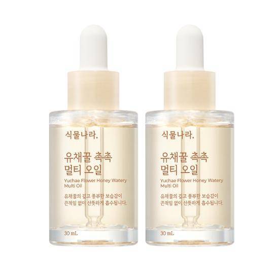 Shingmulnara Yuchae Flower Honey Watery Multi Oil Double Set 30mL*2ea
