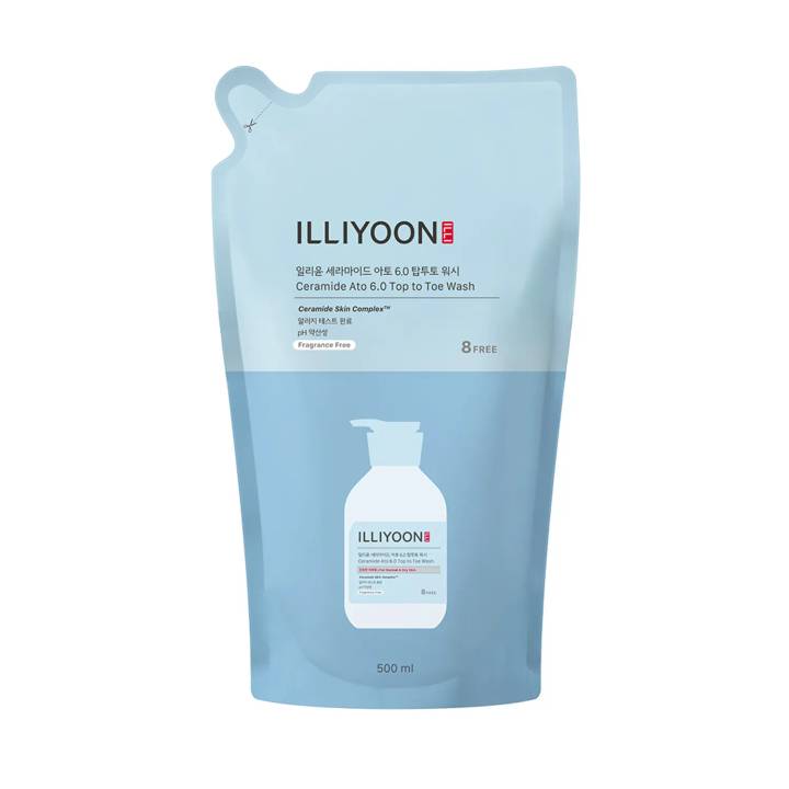 ILLIYOON Ceramide Ato 6.0 top to toe wash Refill 500mL