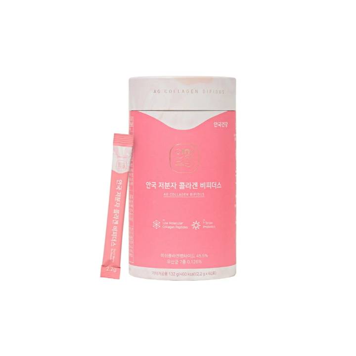 Ahngook Health AG Low Molecular Collagen Bifidus 60 Sticks (2-month supply)