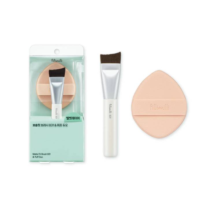 Fillimilli Matte Fit Brush 831 & Puff Duo