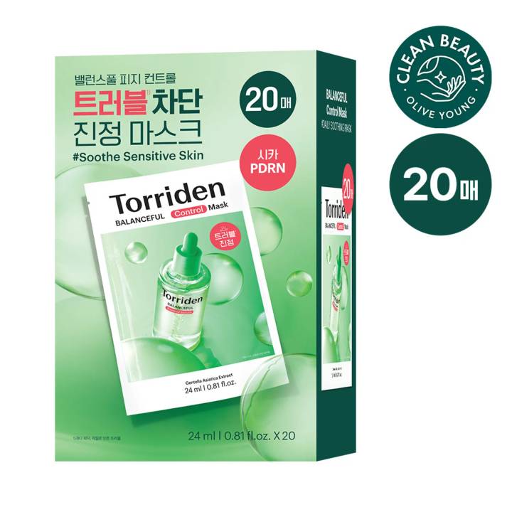 Torriden Balanceful Cica Control Mask Sheet 20ea