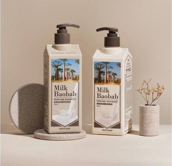 Milk Baobab Perfume Shampoo 500mL #White Soap