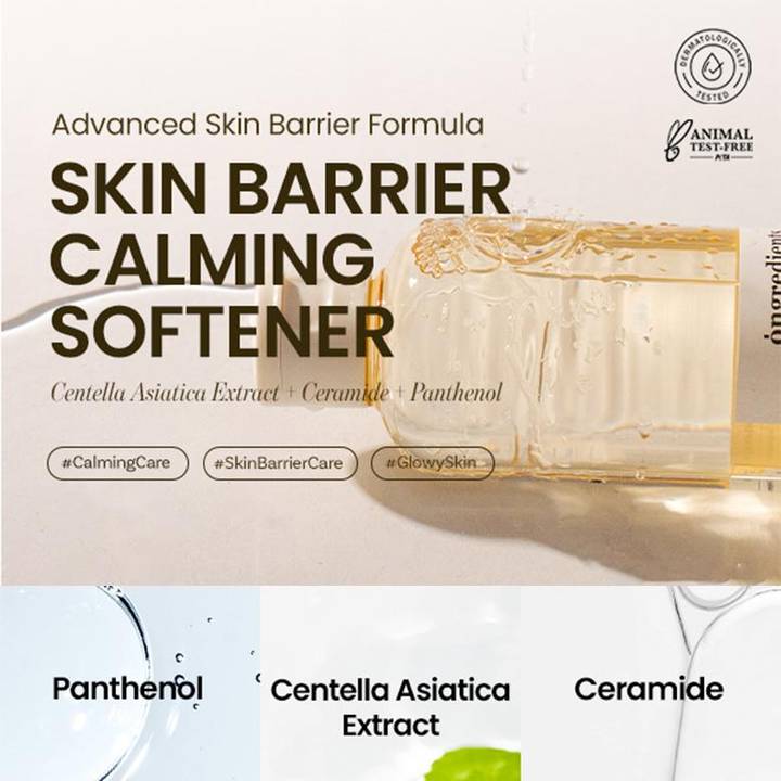 ongredients Skin Barrier Calming Softener 250ml