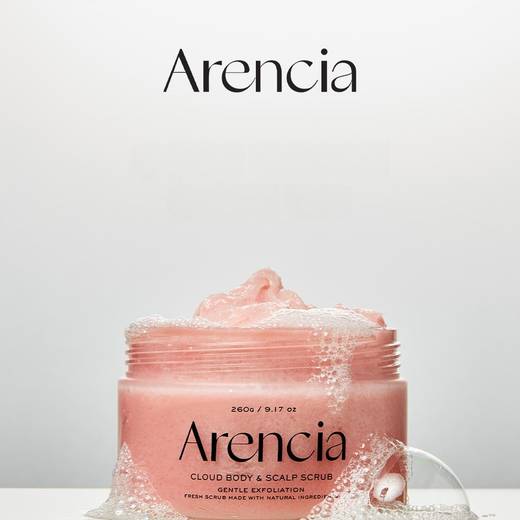 Arencia Fresh Cloud Body & Scalp Scrub (French Mint & Lily) 260g