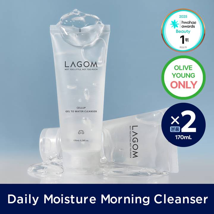 Lagom Cellup Gel To Water Cleanser 170ml*2ea