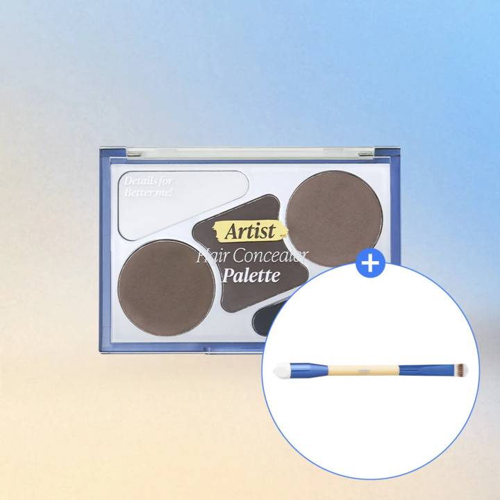 odiD Artist Hair Concealer Palette 12.9g Set (+Brush+Hair Pin)