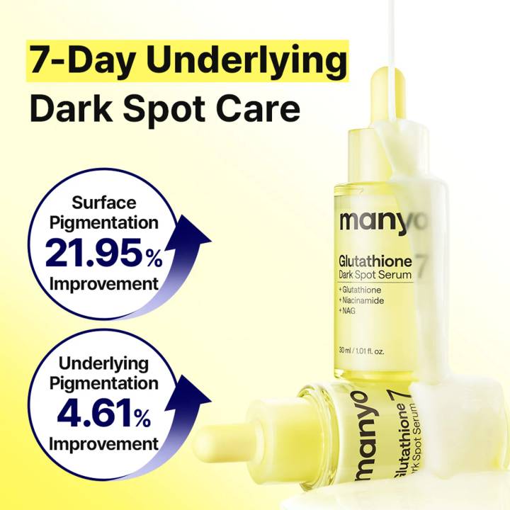 manyo Glutathione 7 Dark Spot Serum 30ml Set (+1.5ml*7ea)