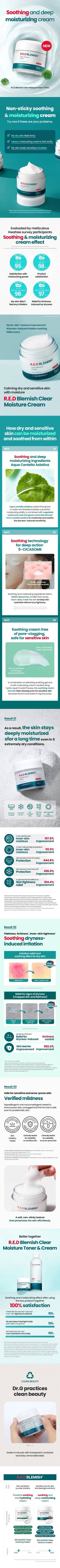 Dr.G Red Blemish Clear Moisture Cream 70ml