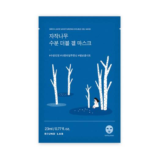 ROUND LAB Birch Juice Moisturizing Double Gel Mask Sheet 1ea