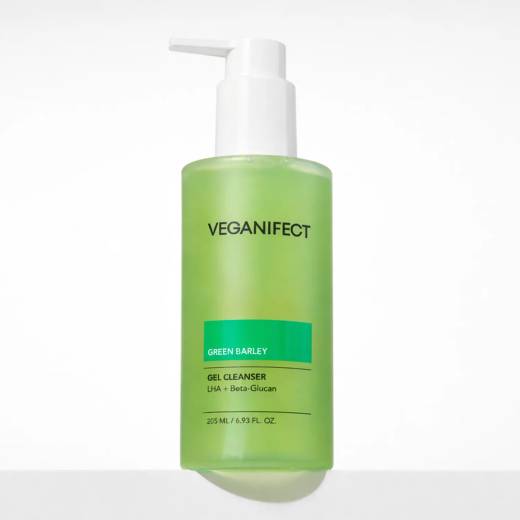 veganifect Green Barley LHA Gel Cleanser 205ml Set (+Cleansing Oil 20g)