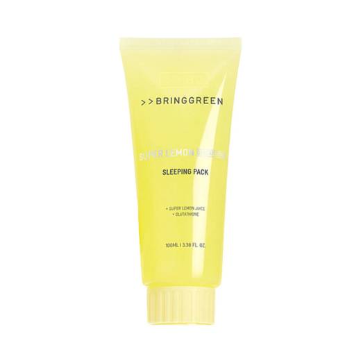 BRINGGREEN Super Lemon Glutacion Sleeping Pack 100 ml Set (+Silicon Brush)